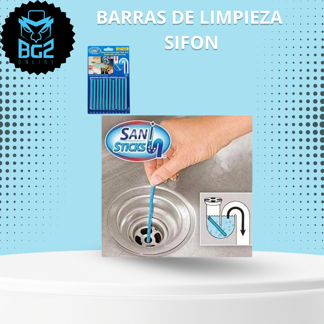 BARRAS DE LIMPIEZA PARA SIFON